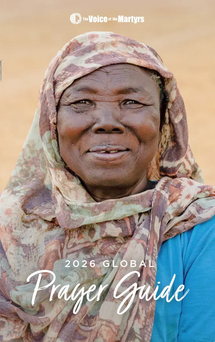 Front cover of prayer guide